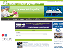 Tablet Screenshot of directorioindustrialfarmaceutico.com